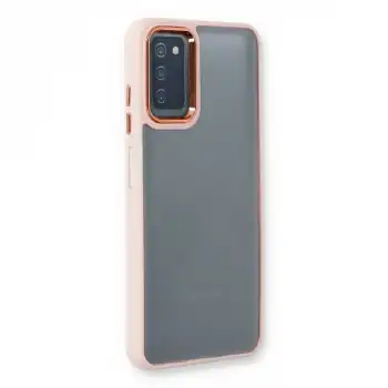 Samsung Galaxy A03s Kılıf Dora Kapak - Pudra