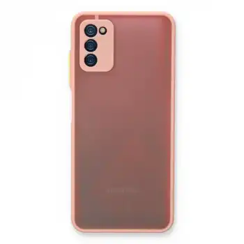 Samsung Galaxy A03s Kılıf Montreal Silikon Kapak - Pembe