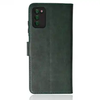 Samsung Galaxy A03s Kılıf Trend S Plus Kapaklı Kılıf - Yeşil