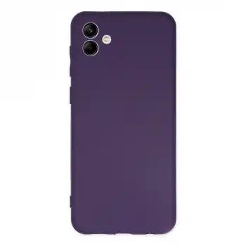 Samsung Galaxy A04 Kılıf First Silikon - Mor