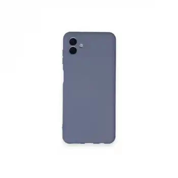 Samsung Galaxy A04 Kılıf Nano İçi Kadife Silikon - Gri