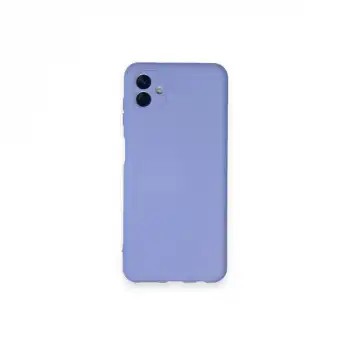 Samsung Galaxy A04 Kılıf Nano İçi Kadife Silikon - Lila