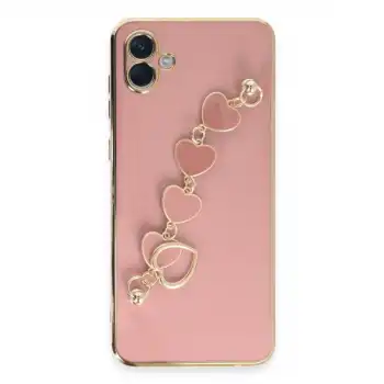 Samsung Galaxy A04e Kılıf Esila Silikon - Pudra