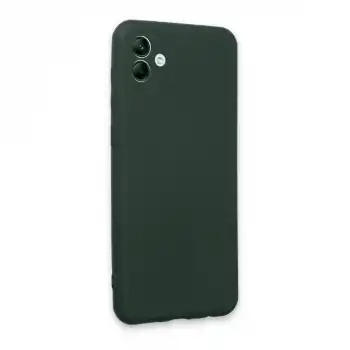 Samsung Galaxy A04e Kılıf First Silikon - Koyu Yeşil