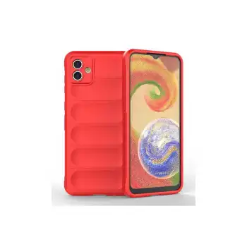 Samsung Galaxy A04e Kılıf Optimum Silikon - Kırmızı
