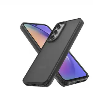Samsung Galaxy A04s Kılıf Elegant Kapak - Siyah