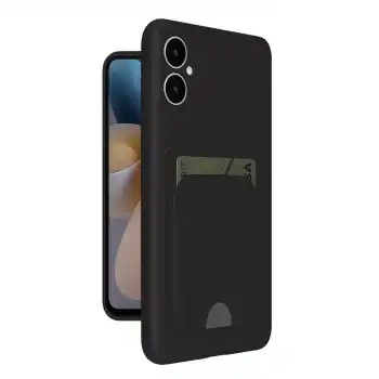 Samsung Galaxy A05 Kelvin Kartvizitli Silikon - Siyah