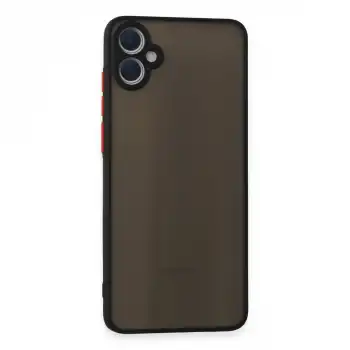 Samsung Galaxy A05 Kılıf Montreal Silikon Kapak - Siyah