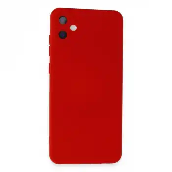 Samsung Galaxy A05 Kılıf Nano İçi Kadife Silikon - Kırmızı