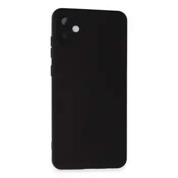 Samsung Galaxy A05 Kılıf Nano İçi Kadife Silikon - Siyah