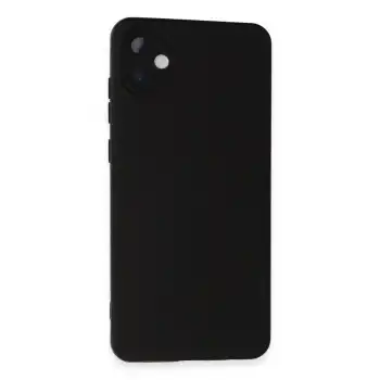 Samsung Galaxy A05 Kılıf Nano İçi Kadife Silikon - Siyah