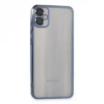 Samsung Galaxy A05 Kılıf Razer Lensli Silikon - Lacivert