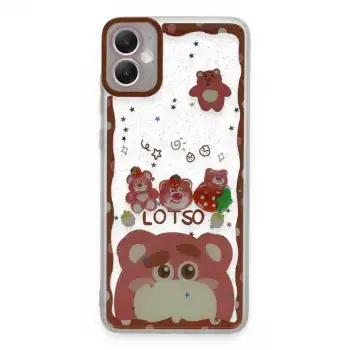 Samsung Galaxy A05 Kılıf Sweet Desenli Silikon Kapak - Pembe