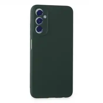 Samsung Galaxy A05s Kılıf First Silikon - Koyu Yeşil
