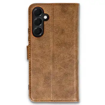 Samsung Galaxy A05s Kılıf Trend S Plus Kapaklı Kılıf - Taba