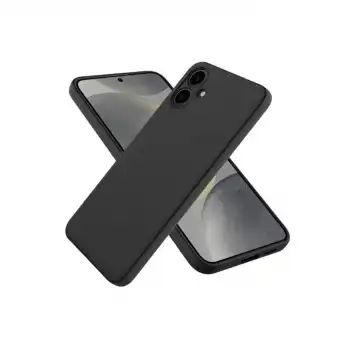 Samsung Galaxy A06 Kılıf First Silikon - Siyah