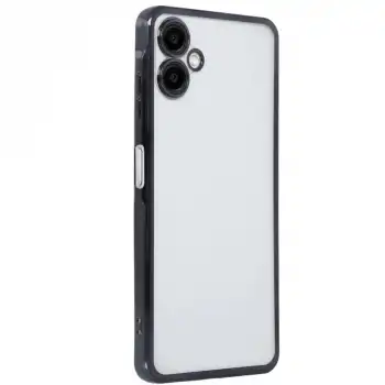 Samsung Galaxy A06 Kılıf Razer Lensli Silikon - Siyah