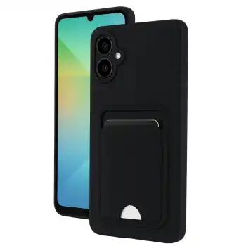 Samsung Galaxy A07 4g Kelvin Kartvizitli Silikon - Siyah