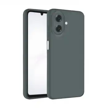 Samsung Galaxy A07 4g Nano İçi Kadife Silikon - Gri