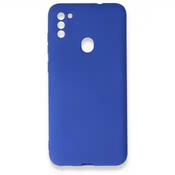Samsung Galaxy A11 Kılıf First Silikon - Lacivert