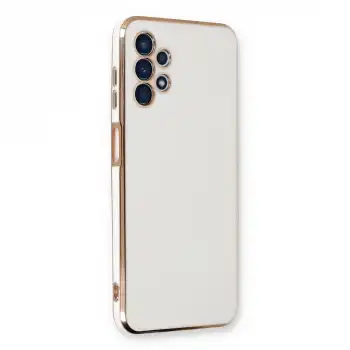 Samsung Galaxy A13 4g Kılıf Volet Silikon - Beyaz