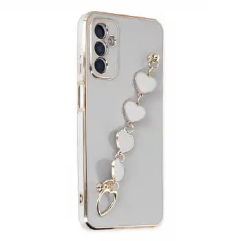 Samsung Galaxy A14 4g Kılıf Esila Silikon - Beyaz