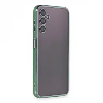 Samsung Galaxy A14 4g Kılıf Razer Lensli Silikon - Yeşil