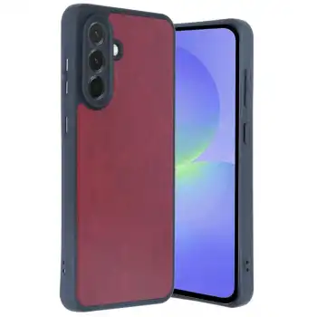 Samsung Galaxy A15 4g Kılıf Aras Deri Kapak - Bordo