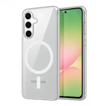 Samsung Galaxy A16 5g Combo Sert Şeffaf Magsafe Kapak - Şeffaf