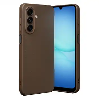 Samsung Galaxy A17 5g Thermax Silikon Kılıf - Kahverengi
