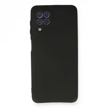 Samsung Galaxy A22 Kılıf First Silikon - Siyah