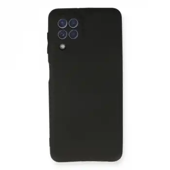 Samsung Galaxy A22 Kılıf First Silikon - Siyah