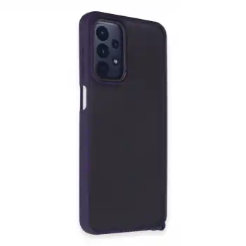 Samsung Galaxy A23 4g Kılıf Elegant Kapak - Derin Mor