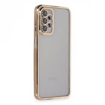 Samsung Galaxy A23 4g Kılıf Razer Lensli Silikon - Gold
