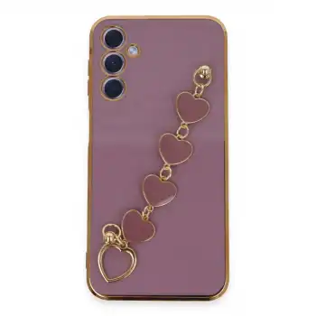 Samsung Galaxy A24 4g Kılıf Esila Silikon - Mor