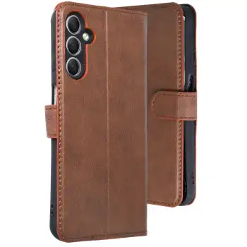 Samsung Galaxy A24 4g Kılıf Trend S Plus Kapaklı Kılıf - Taba