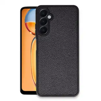 Samsung Galaxy A25 5g Kılıf Aras Deri Kapak - Siyah