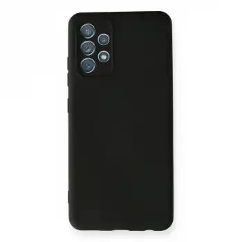 Samsung Galaxy A32 Kılıf Nano İçi Kadife Silikon - Siyah