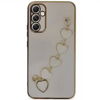 Samsung Galaxy A34 5g Kılıf Esila Silikon - Pudra