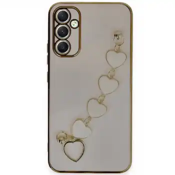 Samsung Galaxy A34 5g Kılıf Esila Silikon - Pudra