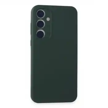 Samsung Galaxy A35 5g Kılıf First Silikon - Koyu Yeşil