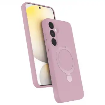 Samsung Galaxy A35 5g Regal Magsafe Standlı Kapak - Açık Pembe