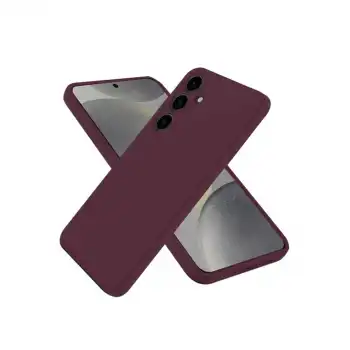 Samsung Galaxy A36 Kılıf First Silikon - Mürdüm