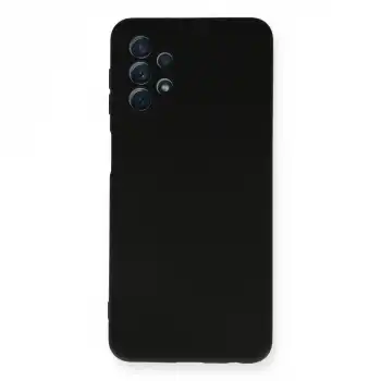 Samsung Galaxy A52 Kılıf Nano İçi Kadife Silikon - Siyah