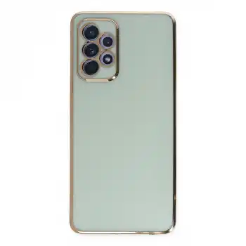 Samsung Galaxy A52 Kılıf Volet Silikon - Açık Yeşil