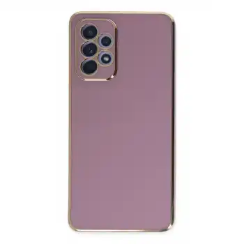 Samsung Galaxy A52 Kılıf Volet Silikon - Mor