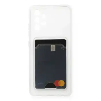 Samsung Galaxy A53 5g Kılıf Kart Şeffaf Silikon - Şeffaf