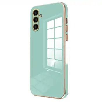 Samsung Galaxy A55 5g Kılıf Volet Silikon - Açık Yeşil