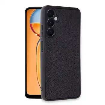 Samsung Galaxy A56 Kılıf Aras Deri Kapak - Siyah