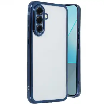 Samsung Galaxy A56 Kılıf Razer Lensli Silikon - Lacivert